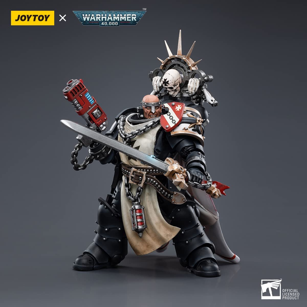 Фигурка Joytoy Warhammer 40K 1/18 Black Templars Marshal Baldeckrath, фото №6
