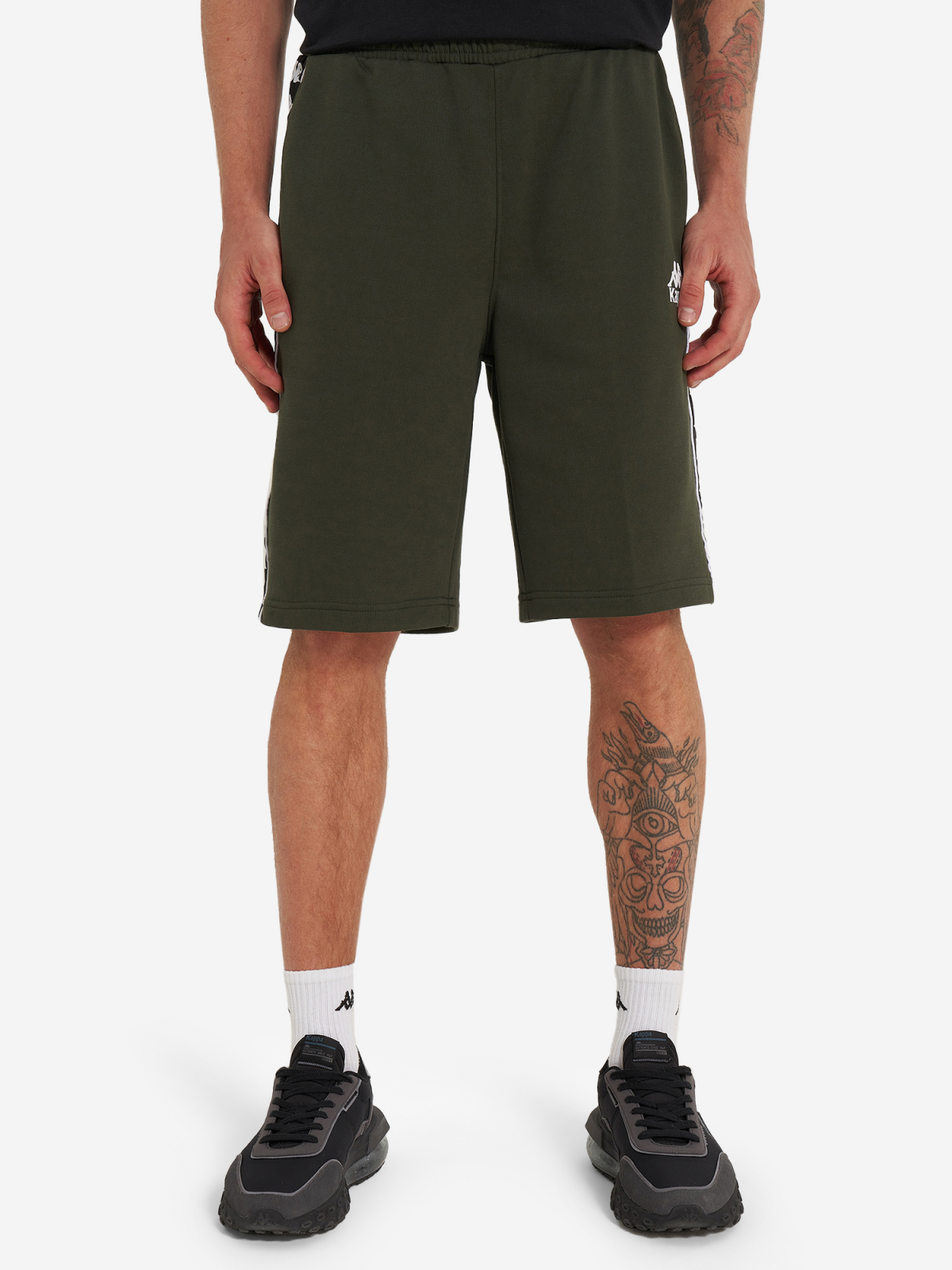 Шорты Kappa Authentic Core 133864KAP-G4 Хаки S, фото №1