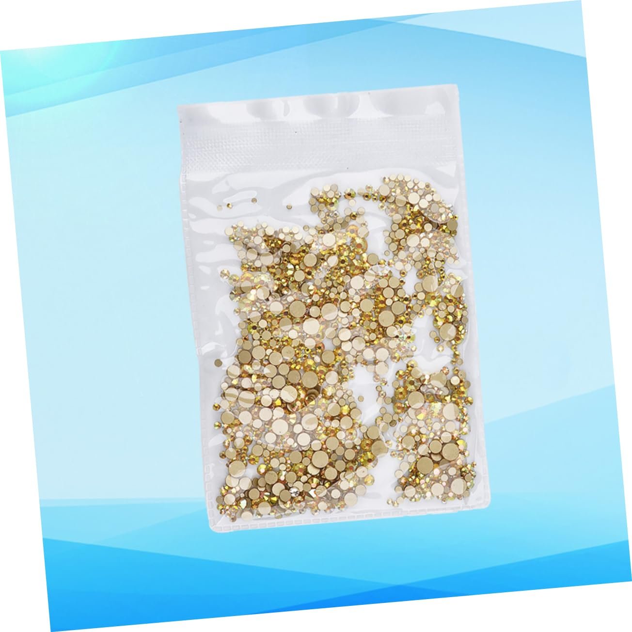 Стразы для ногтей POPETPOP 1440 штук, плоские стразы, каплевидные стразы-самоцветы для ногтей, 3D блестки, маникюрные украшения, фото №4