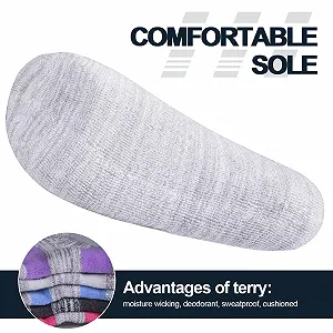 Шкарпетки YUEDGE Спортивні Бавовняні для Жінок Дихаючі Високої Якості, 5 пар synthetic.ua - Фото 1