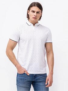 Рубашка-поло Tom Tailor Basic с контрастом XL Белый - Фото 1
