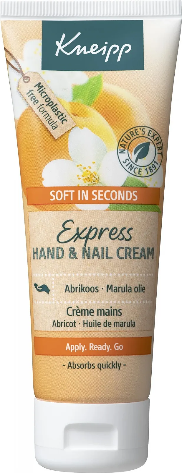 Крем для рук та кутикули Kneipp Seconde Apricot Milk, 75 мл, фото №1