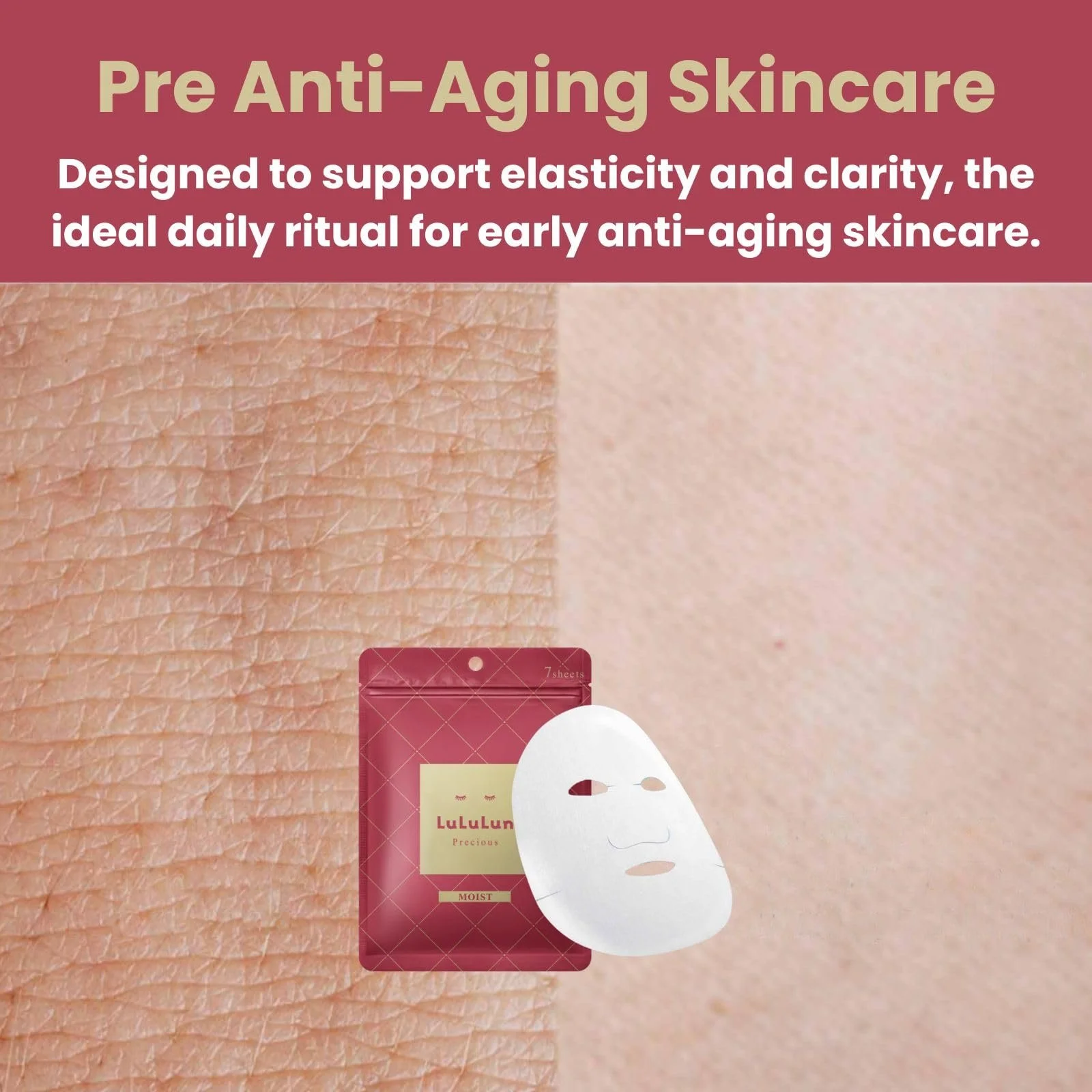 Тканинні маски для обличчя Lululun Precious - Глибоко зволожуюча антивікова маска (7 штук), фото №3 Тканинні маски для обличчя Lululun Precious - Глибоко зволожуюча антивікова маска (7 штук), фото №3