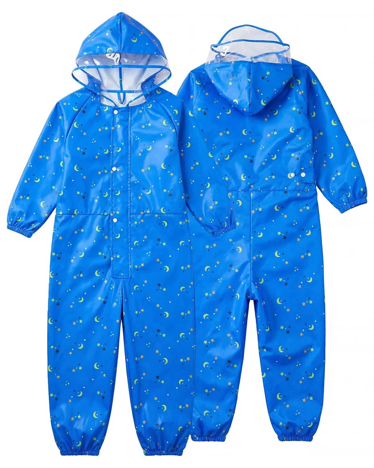 Детский водонепроницаемый комбинезон JiAmy с молнией и милым узором, 7-10 лет, фото №2