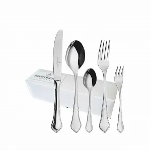 Набір столових приборів Picard & Wielputz Palazzo 30 предметів, суцільна ручка, нержавіюча сталь - Фото 1