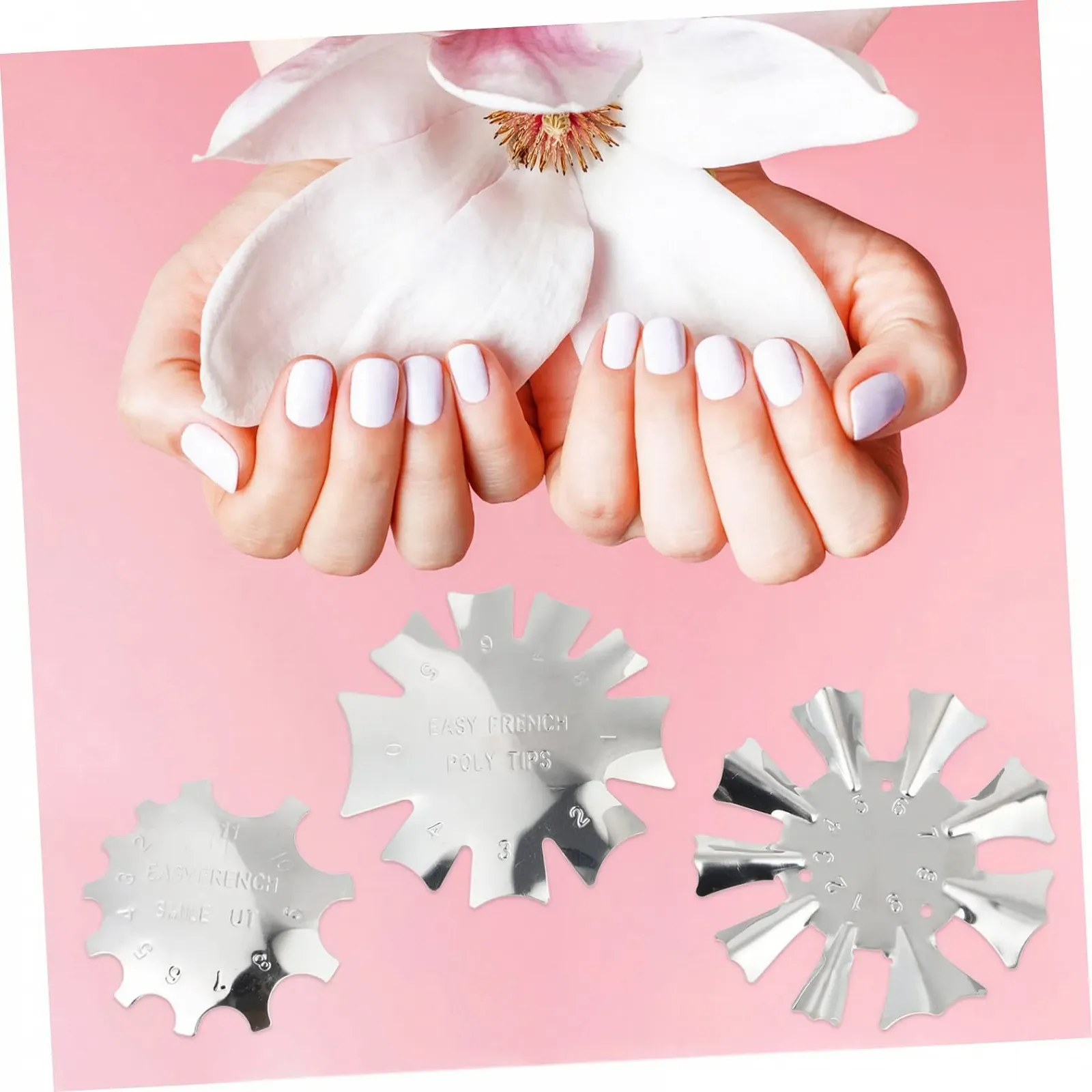 Набор трафаретов для маникюра PACKOVE 3 шт., фото №5