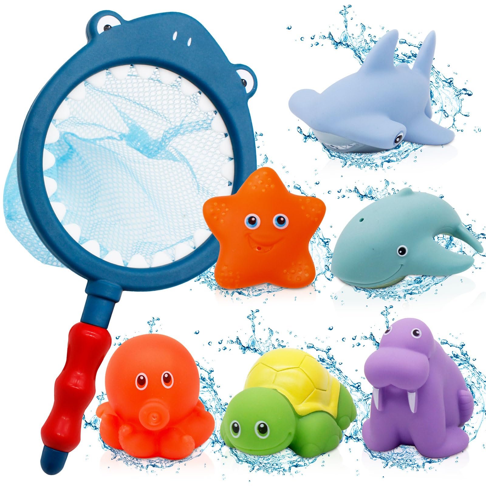 Игрушка для ванны 7 штук, фото №1
