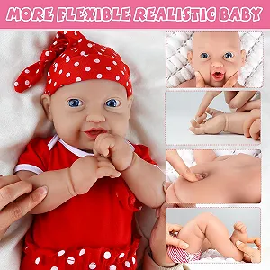 Кукла IVITA Reborn Новорожденный Открытый рот Мягкая 30 см synthetic.ua - Фото 1