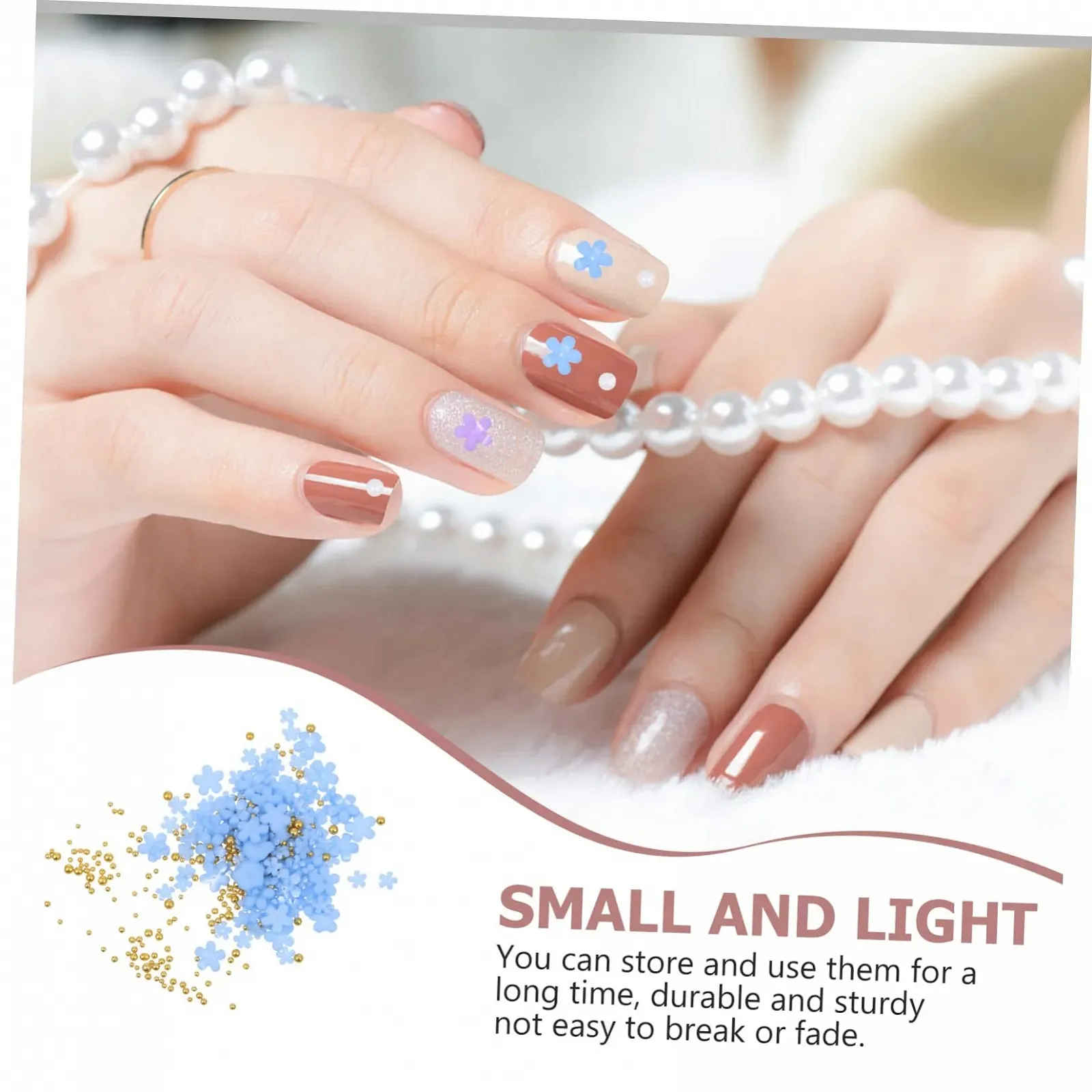 Квіти для декорування нігтів, змінний акриловий декор для нігтів, фото №2