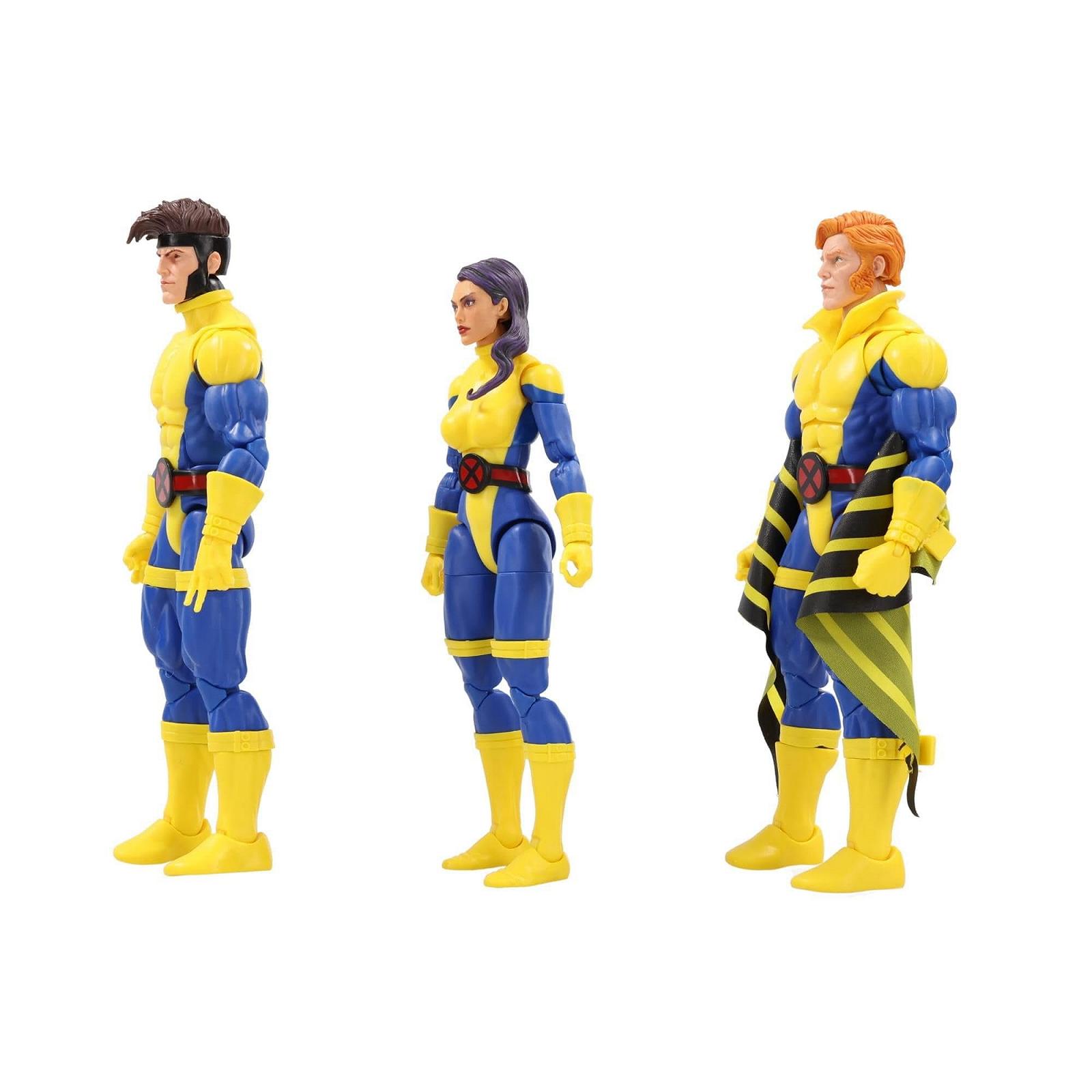 Набор Экшн-Фигурок Marvel Legends Series Люди Икс, посвященный 60-летию: Банши, Гамбит и Псайлок, 15.24 см, фото №4