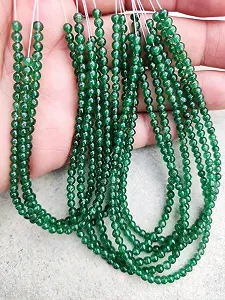 Бусины Авантюрин Зеленый Натуральный Ограненные 3.5-4 мм synthetic.ua - Фото 1