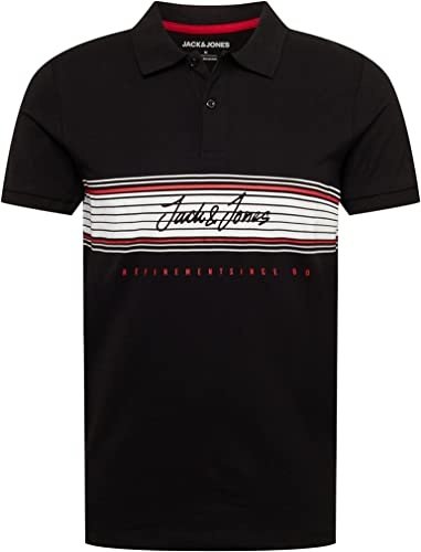 Поло JJLEO POLO SS 12200361 Standard fit Jack&Jones Черный S, фото №5