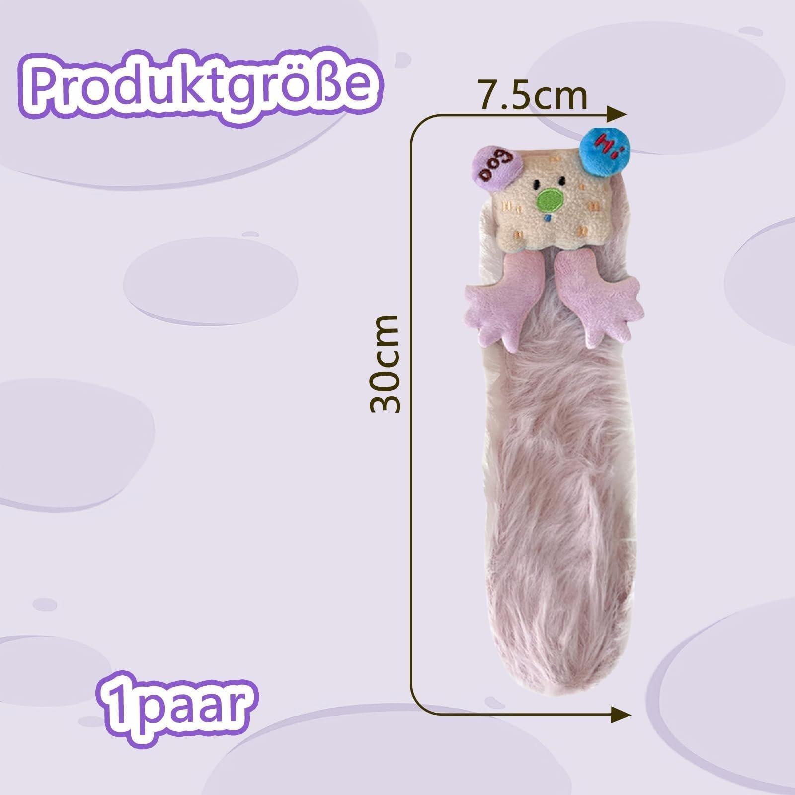 1 пара пушистых носков, фото №2