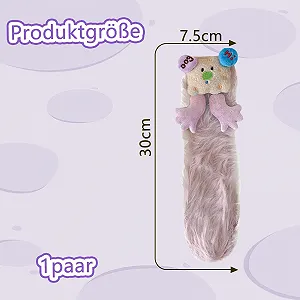 1 пара пухнастих шкарпеток synthetic.ua - Фото 1