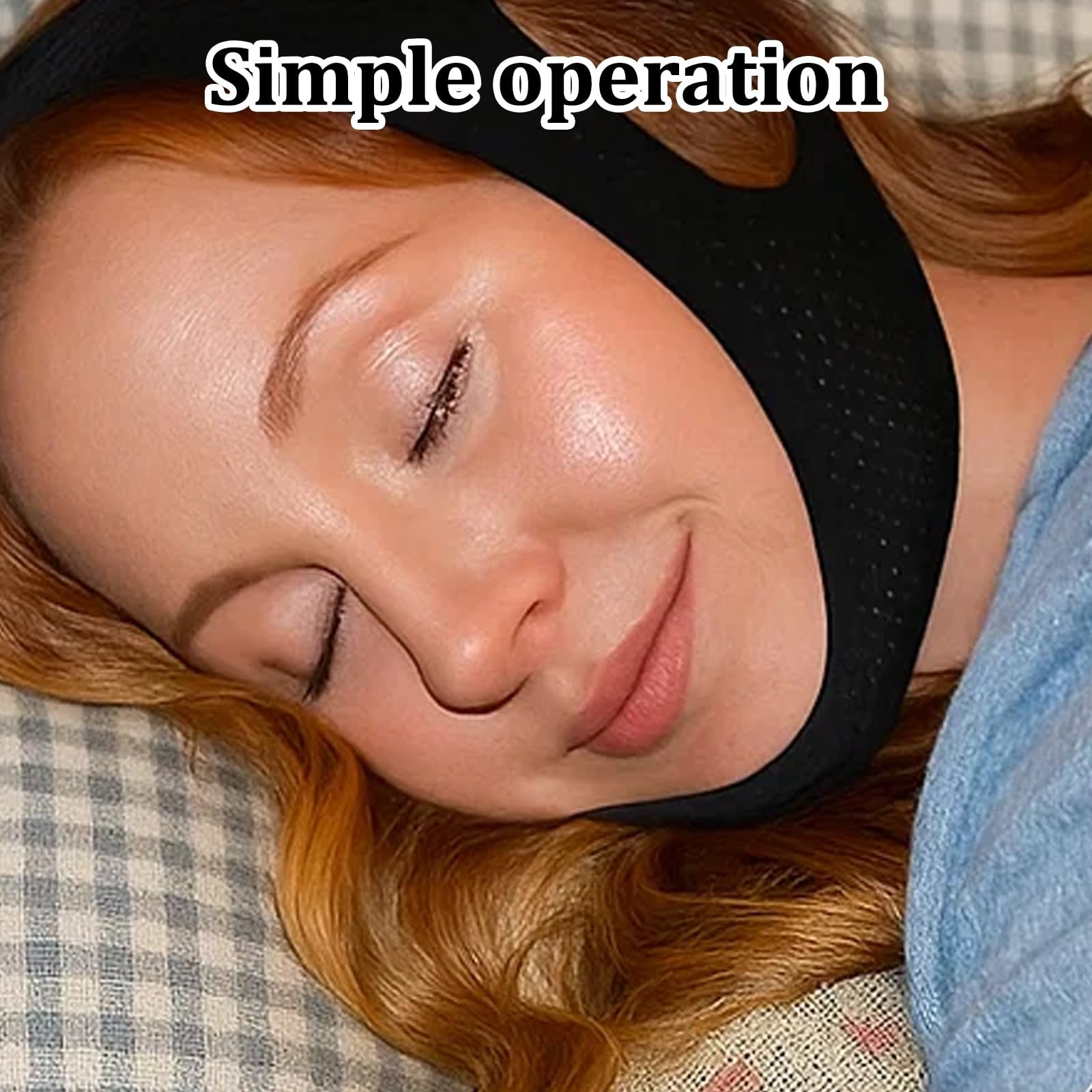 Підборідний ремінь від апное сну 2 шт. проти хропіння для кращого сну для дорослих для подорожей та дому, фото №6