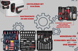 Ящик для инструментов STREND PRO 117 шт алюминиевый цена на synthetic.ua - Фото 1 Ящик для инструментов STREND PRO 117 шт алюминиевый synthetic.ua - Фото 1
