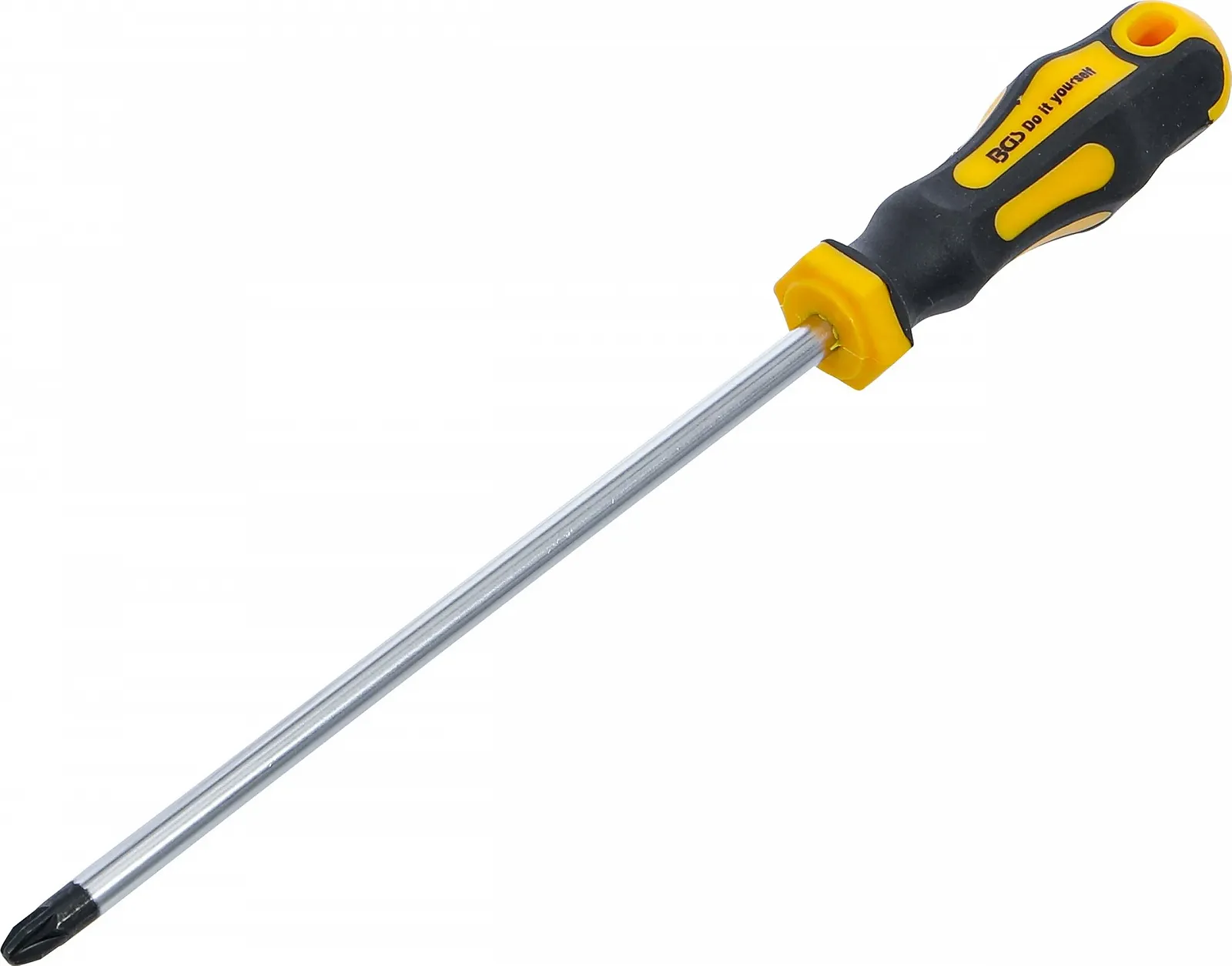 Викрутка Kraftmann 7946-PZ3 Pozidriv PZ3 3 x 200 мм Сріблястий/Жовтий/Чорний, фото №1