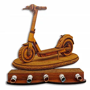 Креативний грошовий подарунок DRO Design Дерев'яний E-Scooter Прикраса - Фото 1