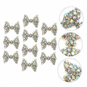 Бант Healeved зі стразами для манікюру synthetic.ua - Фото 1