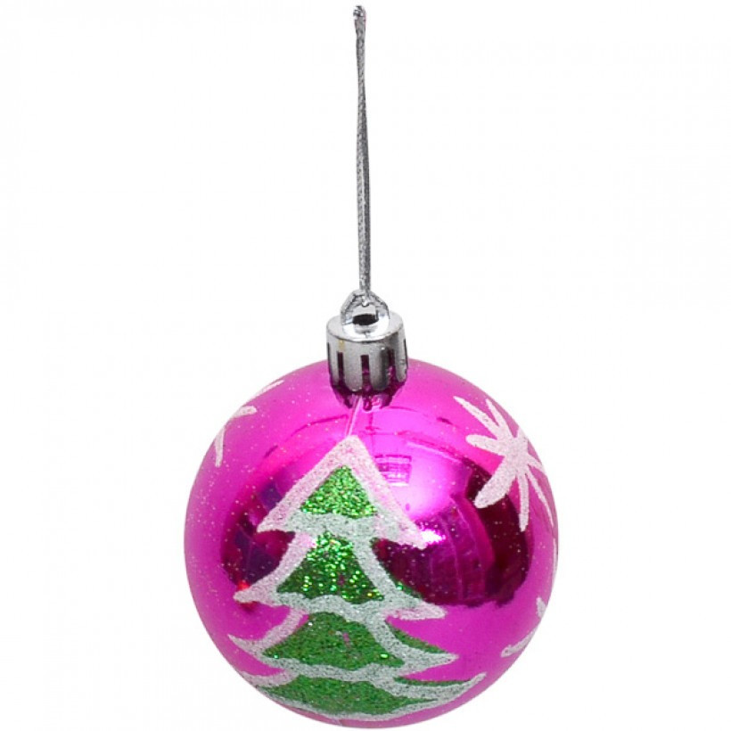 Набор игрушек елочных Шары 6 шт 17HX2104, фото №5