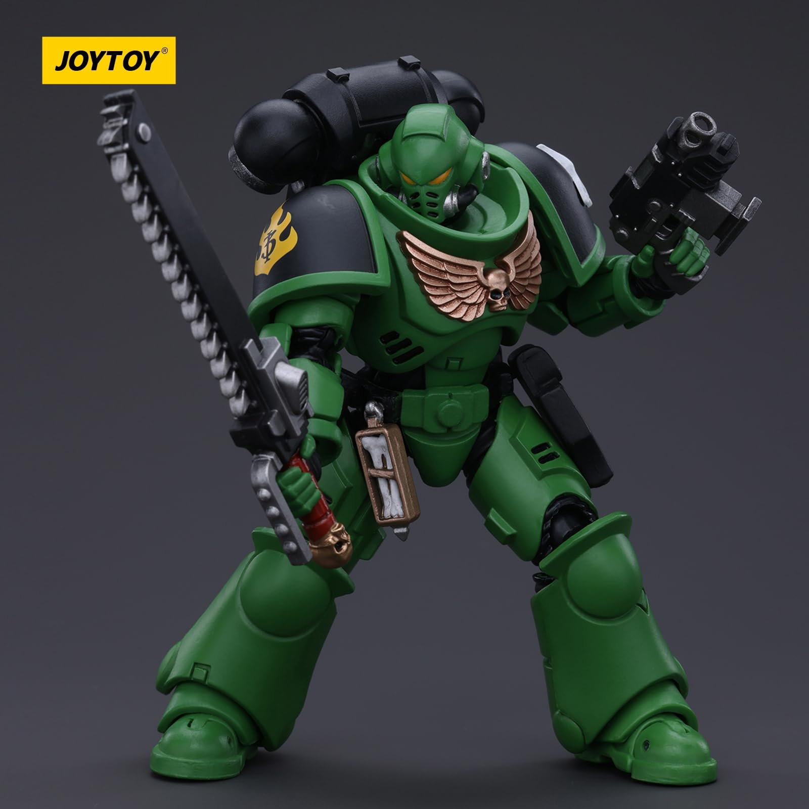 Фигурка Joytoy Warhammer 40k Salamanders Intercessors Brother Haecule 1/18, фото №6