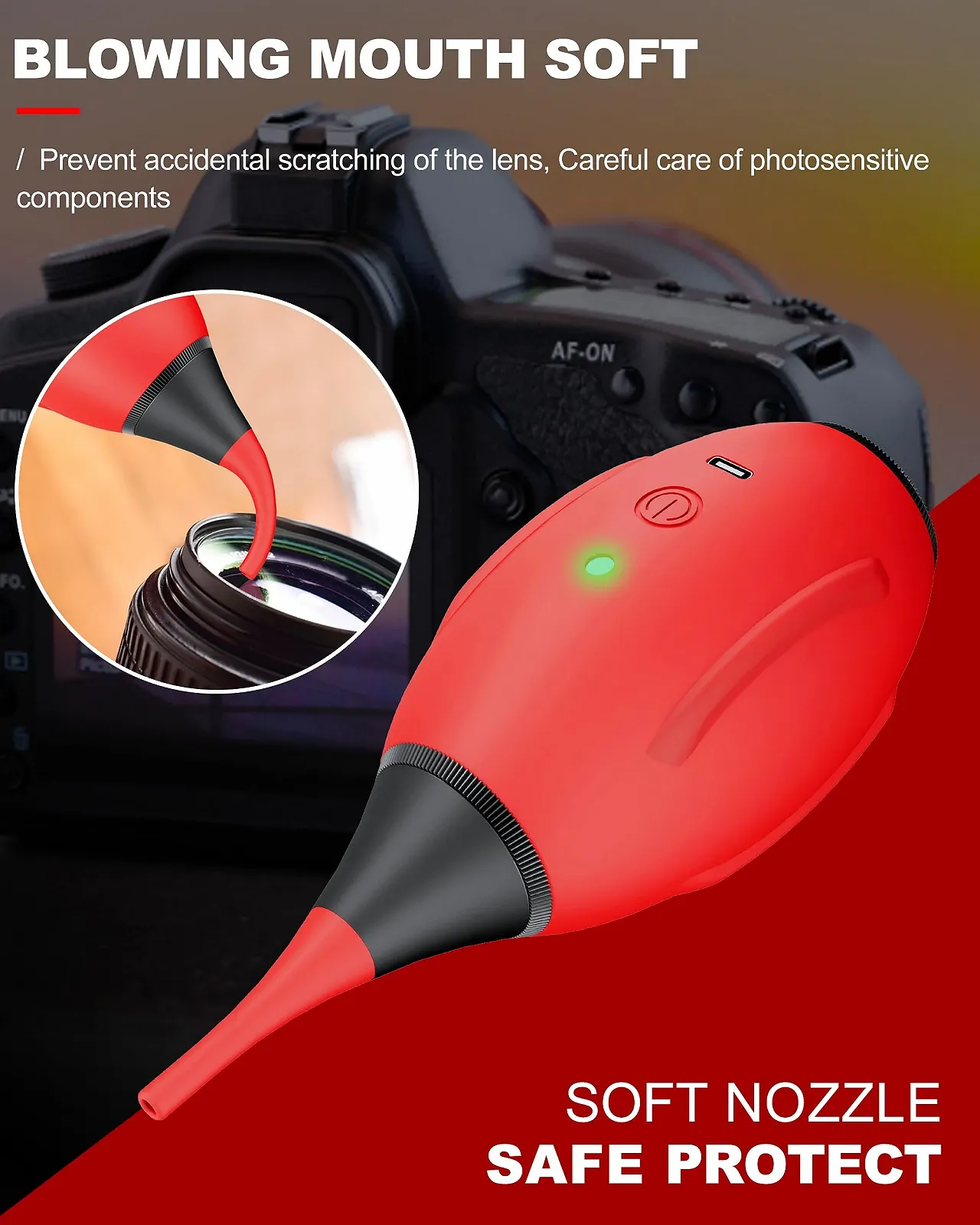 Электронная воздуходувка LYNCA Portable Rechargeable Cordless 2-in-1, фото №4