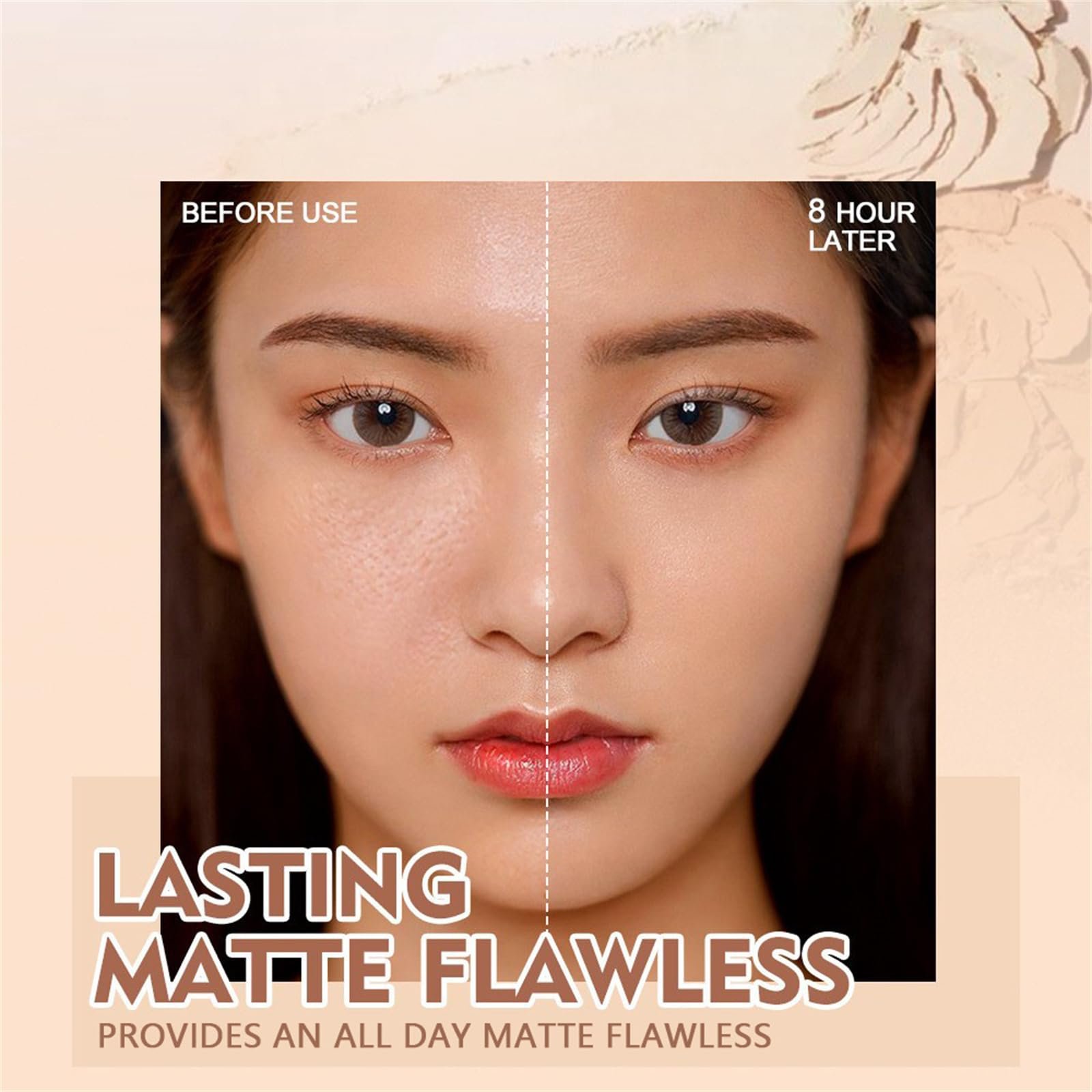 Пудра пресованная GAGK Matte Perfection Матирующая, Бежевый натуральный, фото №5
