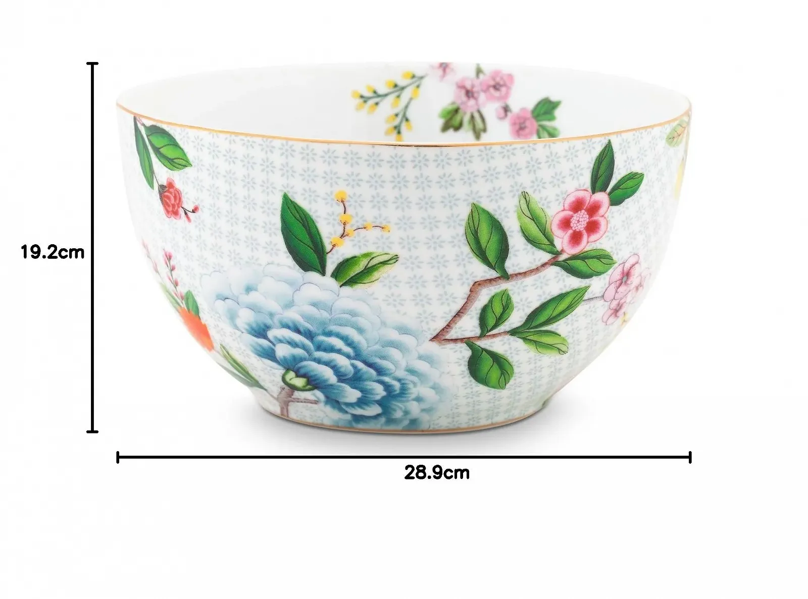 Миска Pip Studio Blushing Birds Белая 15 см, фото №3