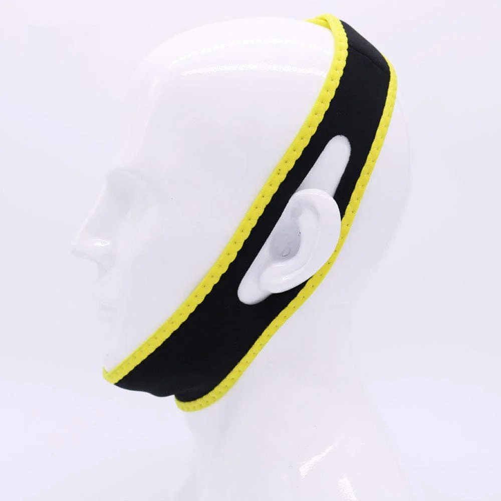 Ремінь від хропіння унісекс для щелепи для відновлення спокійного сну та пробудження з відчуттям енергії, регульований для підборіддя, 1 шт, фото №1