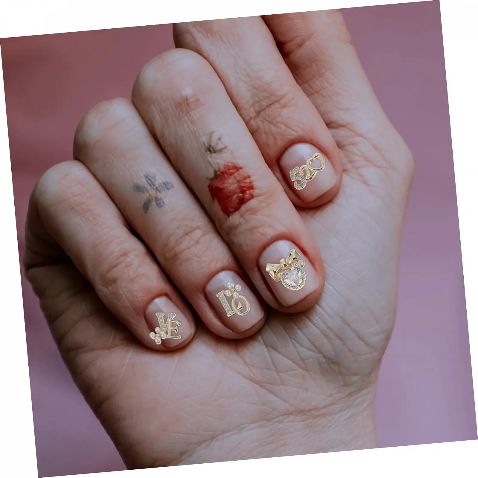 Набір для нігтів Прикраса для нігтів Серце Healeved Елегантний Набір, фото №2 Набір для нігтів Прикраса для нігтів Серце Healeved Елегантний Набір, фото №2