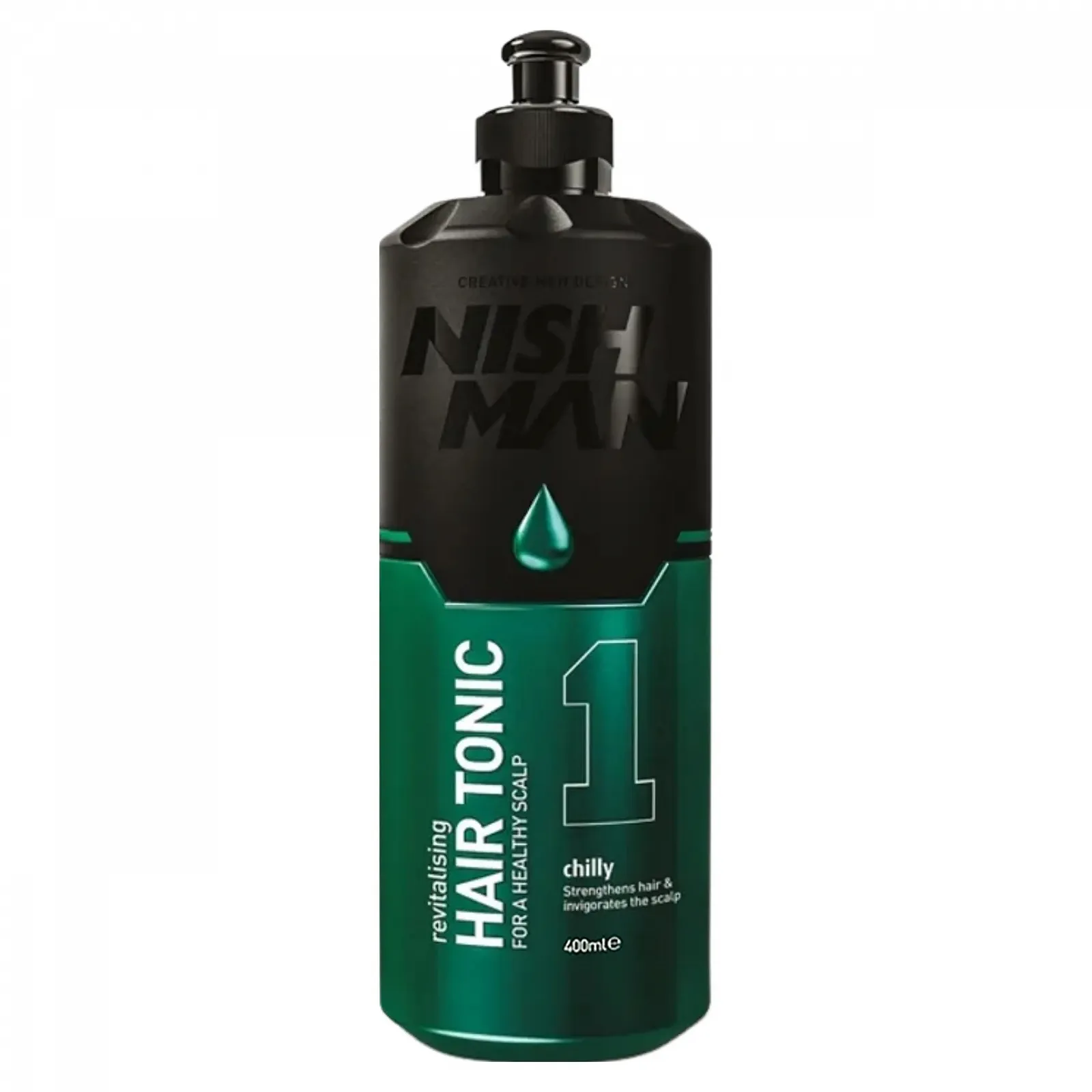 Лосьйон для волосся NISHMAN Revitalising для здорової шкіри голови, 400 мл, фото №1