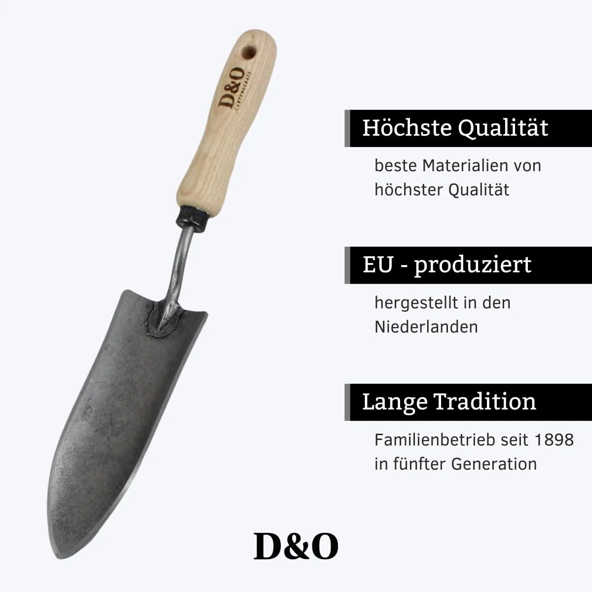 Лопатка посадочна D&O X-Treme Сталь борна Дерево (ясен) 36.5 см, фото №7