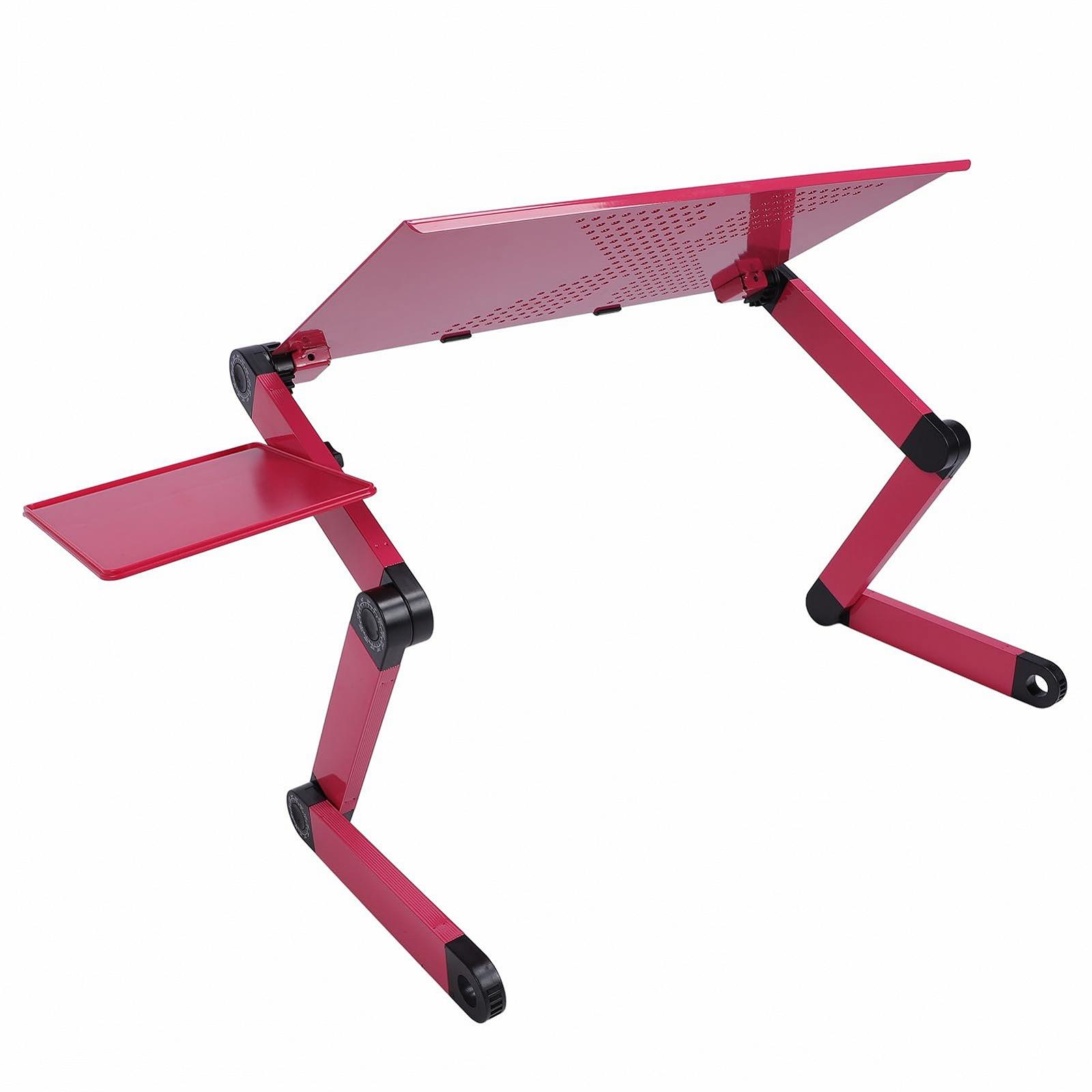 Подставка для ноутбука портативная, эффективная вентиляция, для домашнего стола Розовый, фото №5