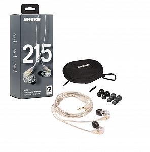Навушники Shure SE215-CL Прозорі Провідні Внутрішньовушні synthetic.ua - Фото 1