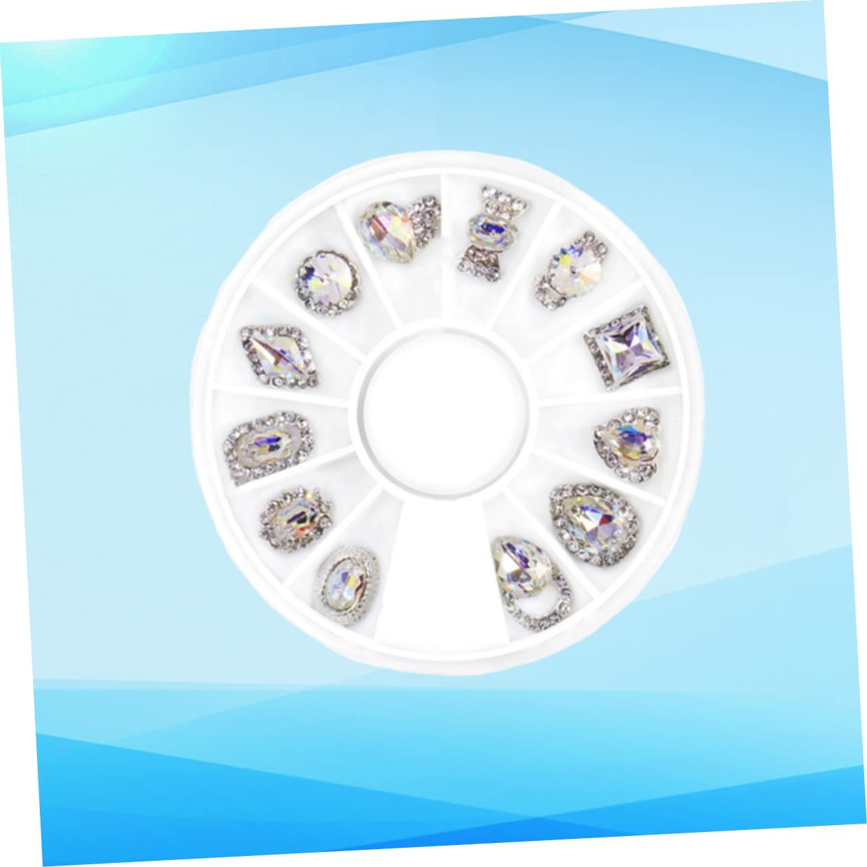 Наліпки для нігтів Healvian Alloy, 1 упаковка, деталі для дизайну нігтів з декоративними формами, фото №4