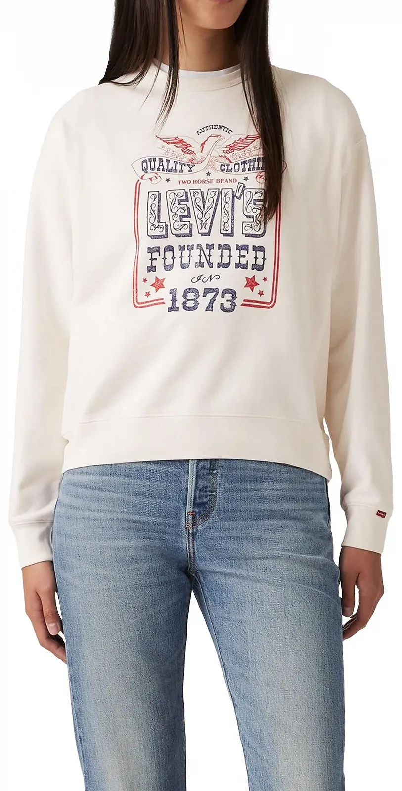 Світшот Levi's Жіночий Graphic Signature Crew, фото №4