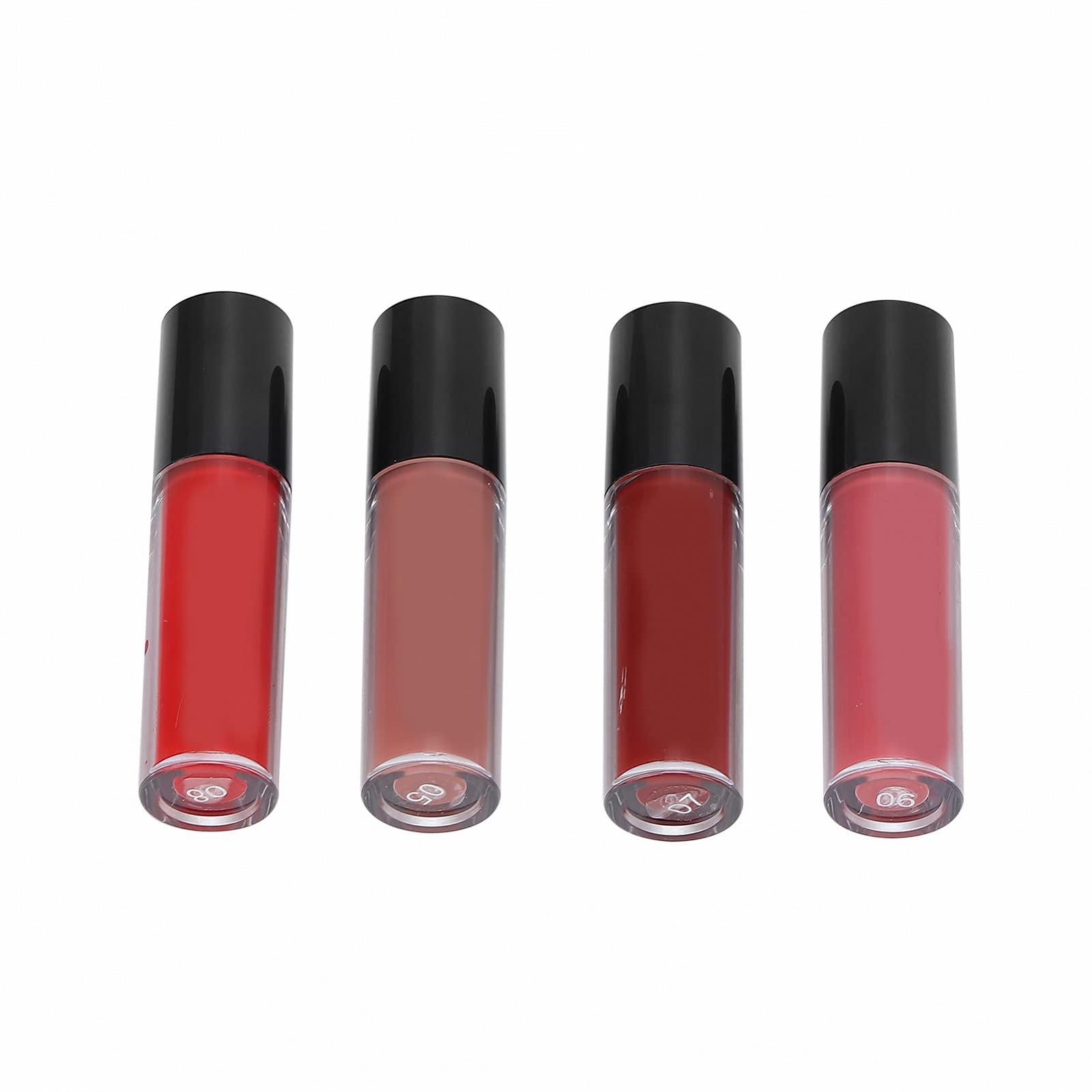 Блиск для губ ANGGREK 4 шт Matte Texture Exquisite Elegante Glättung Kompaktes Design, фото №4