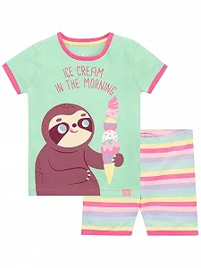 Пижама Harry Bear Slim Fit Sloth для девочек - Фото 1