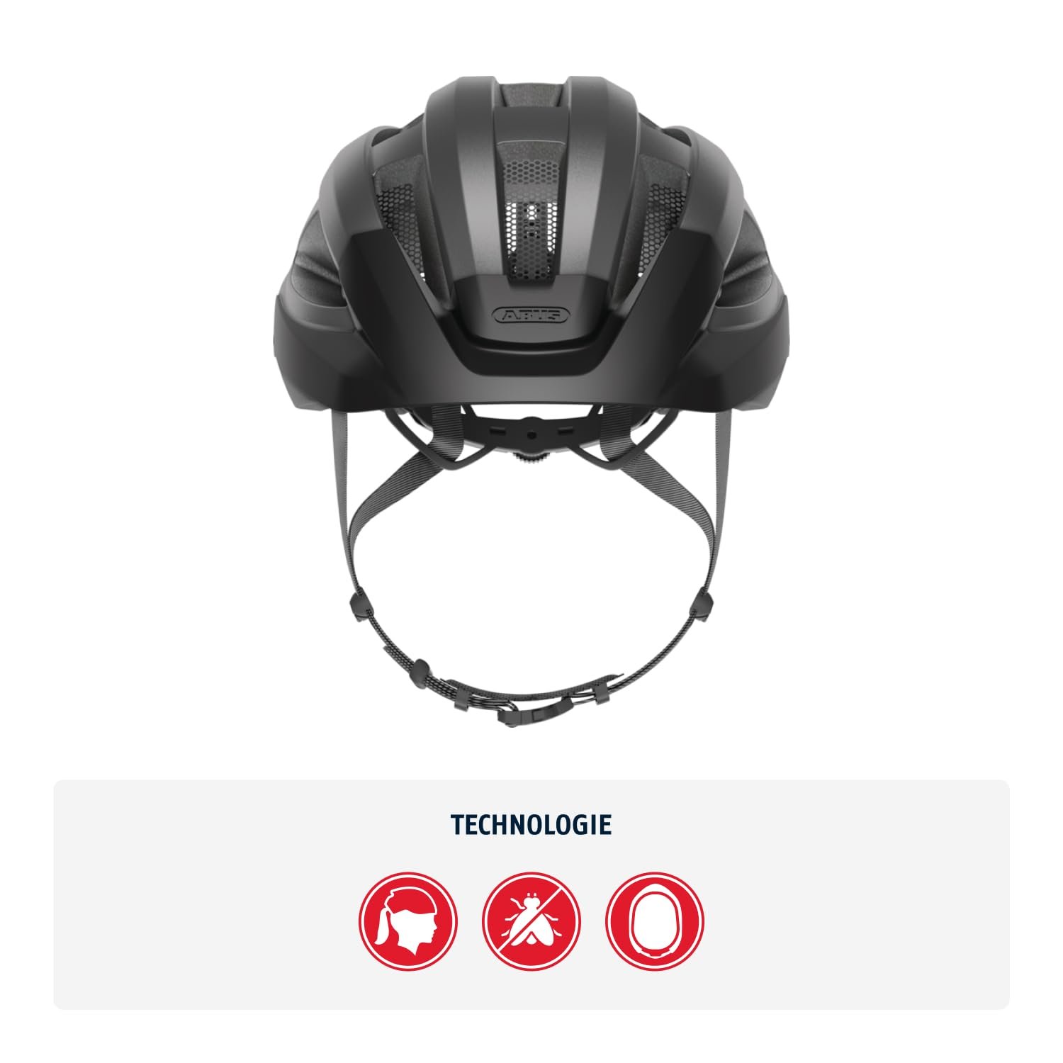 Шолом Road Bike ABUS Macator - спортивний велосипедний шолом для початківців, підходить для плетіння кіс, для чоловіків та жінок, фото №2