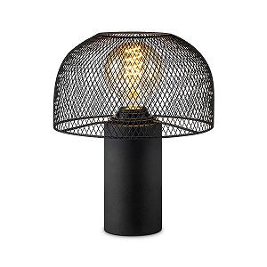 Настільна лампа Home Sweet Home Modern Mushroom 23/23/28 см чорна метал для LED E27 - Фото 1