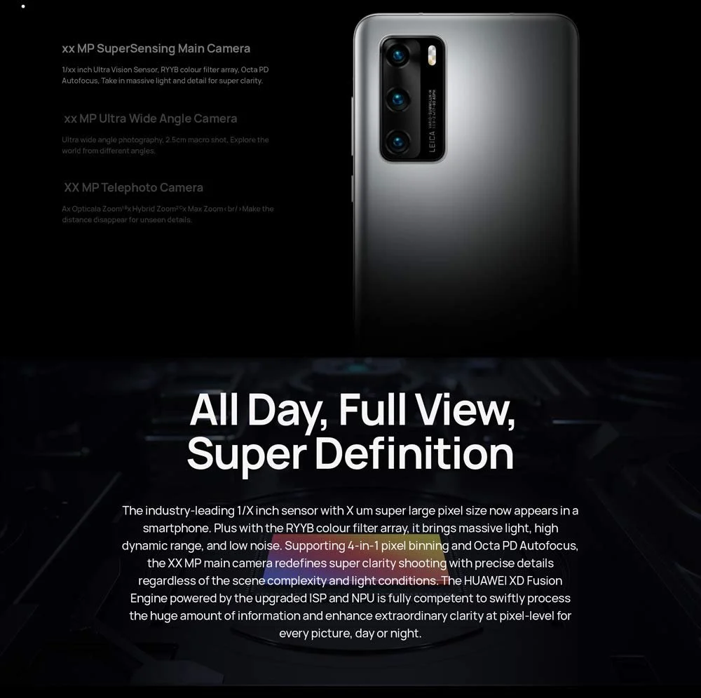 Смартфон Huawei P40 8GB / 128GB 5G Морской синий, фото №5