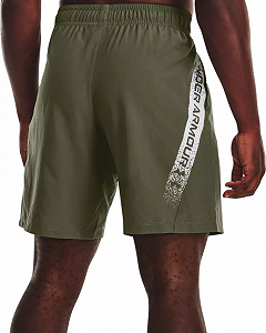 Шорти UA Woven Graphic Shorts 1370388-390 Under Armour Хакі S synthetic.ua - Фото 1