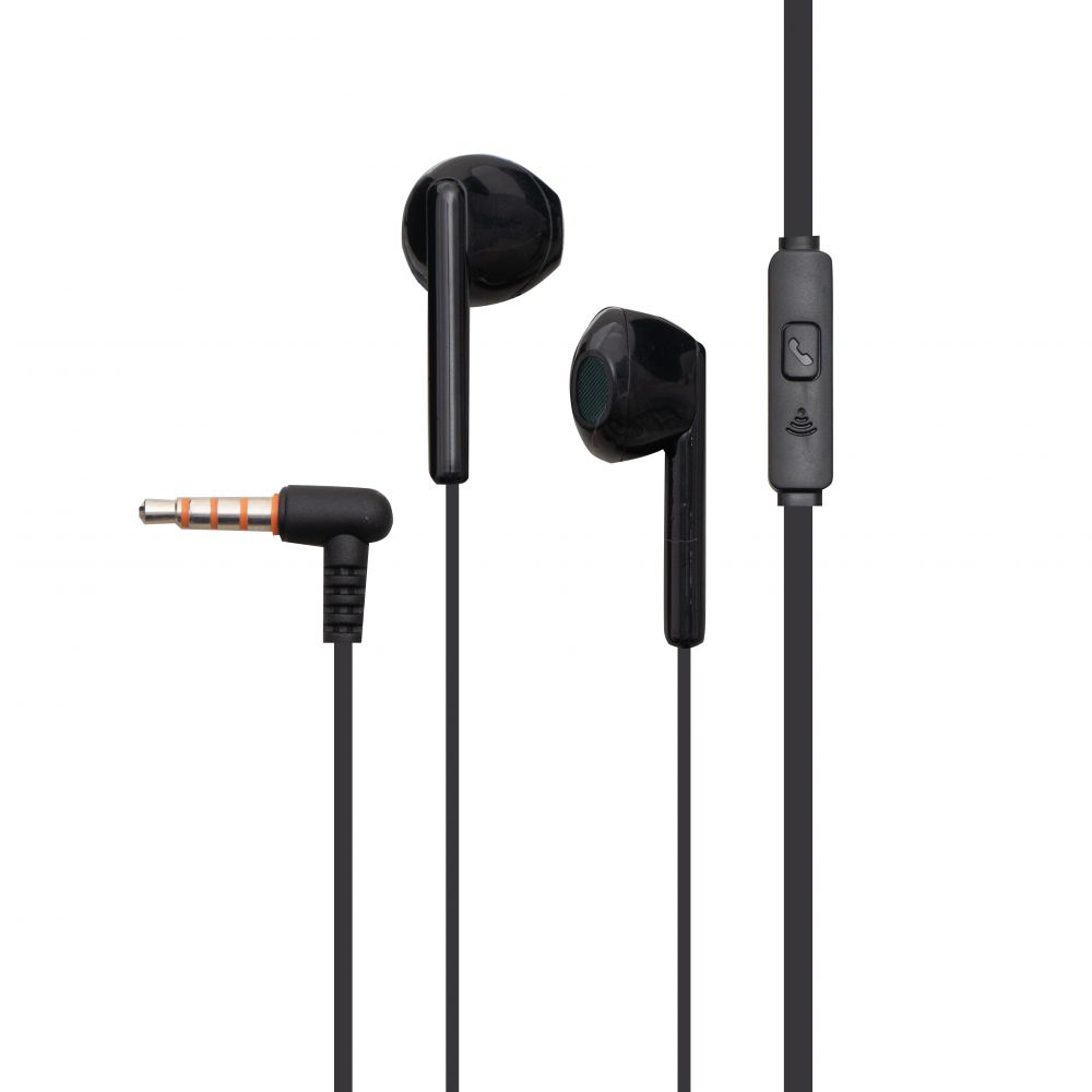 Проводные наушники Celebrat 3.5 mm G6 вкладыши с микрофоном 1.2 m Black, фото №1