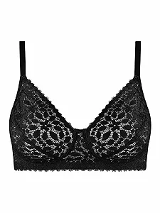 Бра-топ Nur Die Daily Lace кружевной без косточек с широким поясом - Фото 1