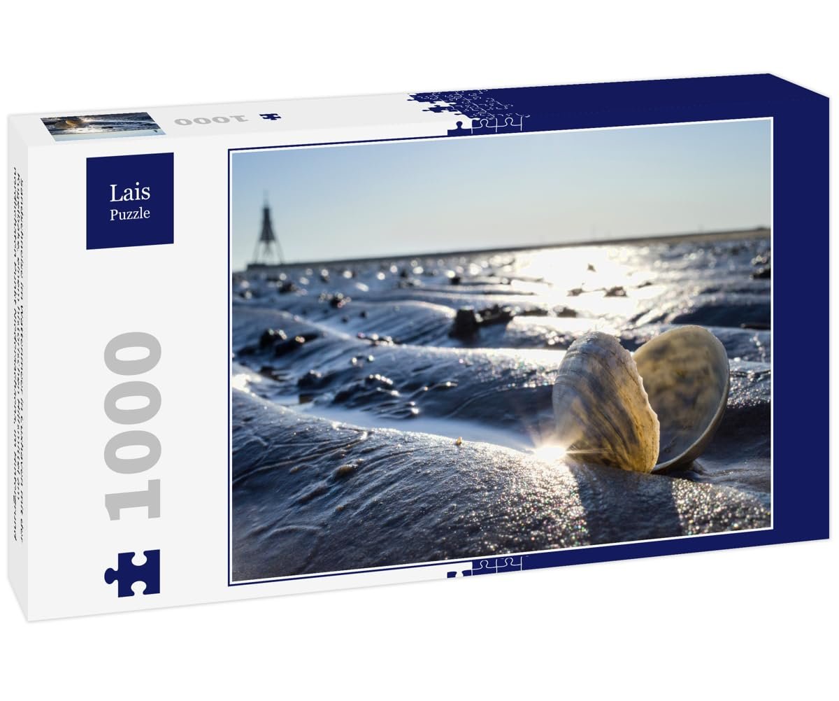 Пазл Lais Puzzle Песчаная трасса в Ваттовом море в Куксхафене с маяком 1000 деталей, фото №1 Пазл Lais Puzzle Песчаная трасса в Ваттовом море в Куксхафене с маяком 1000 деталей, фото №1