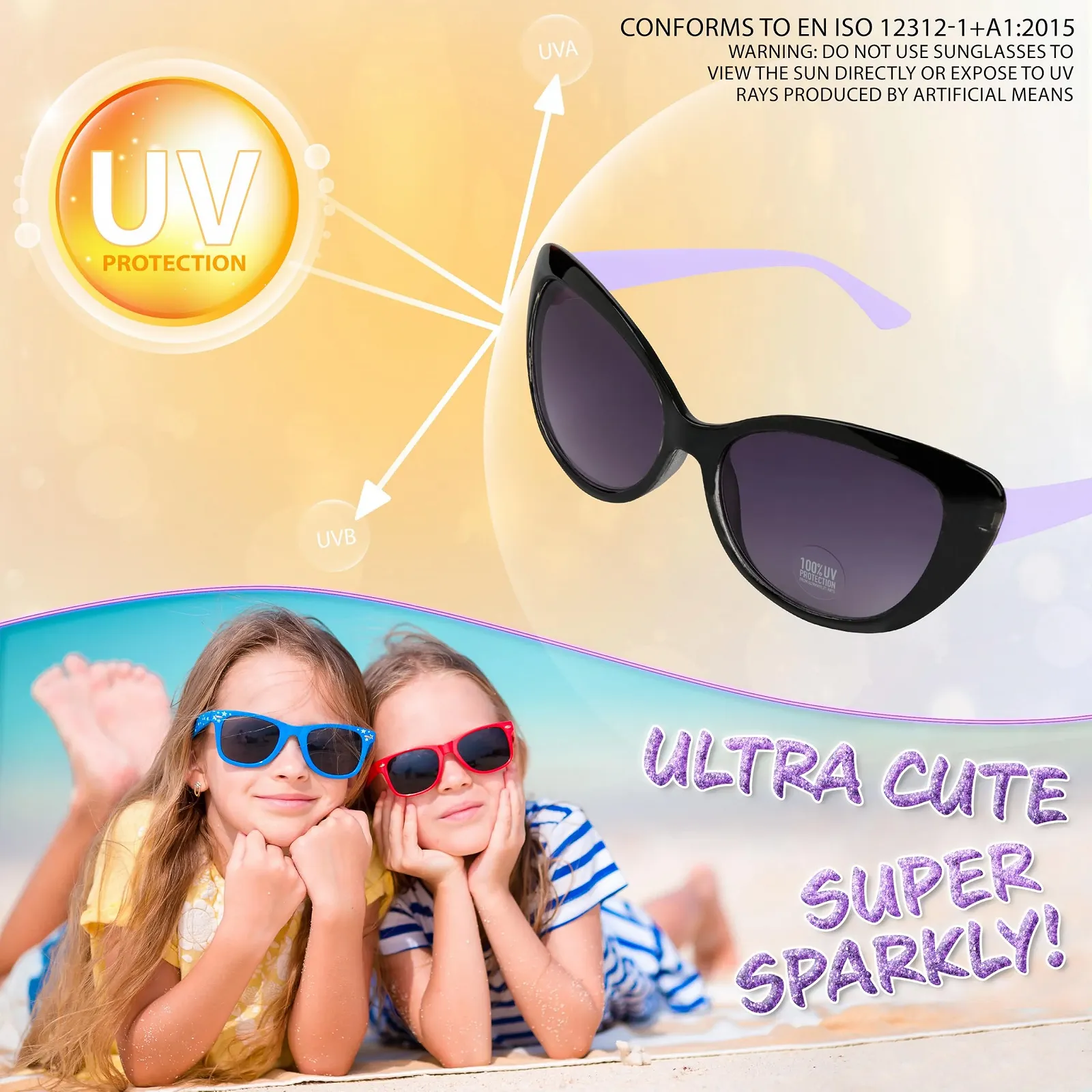 Бейсболка CityComfort набір з 2 шт., снепбек з вушками та сонцезахисними окулярами, дитяча для захисту від сонця, фото №5