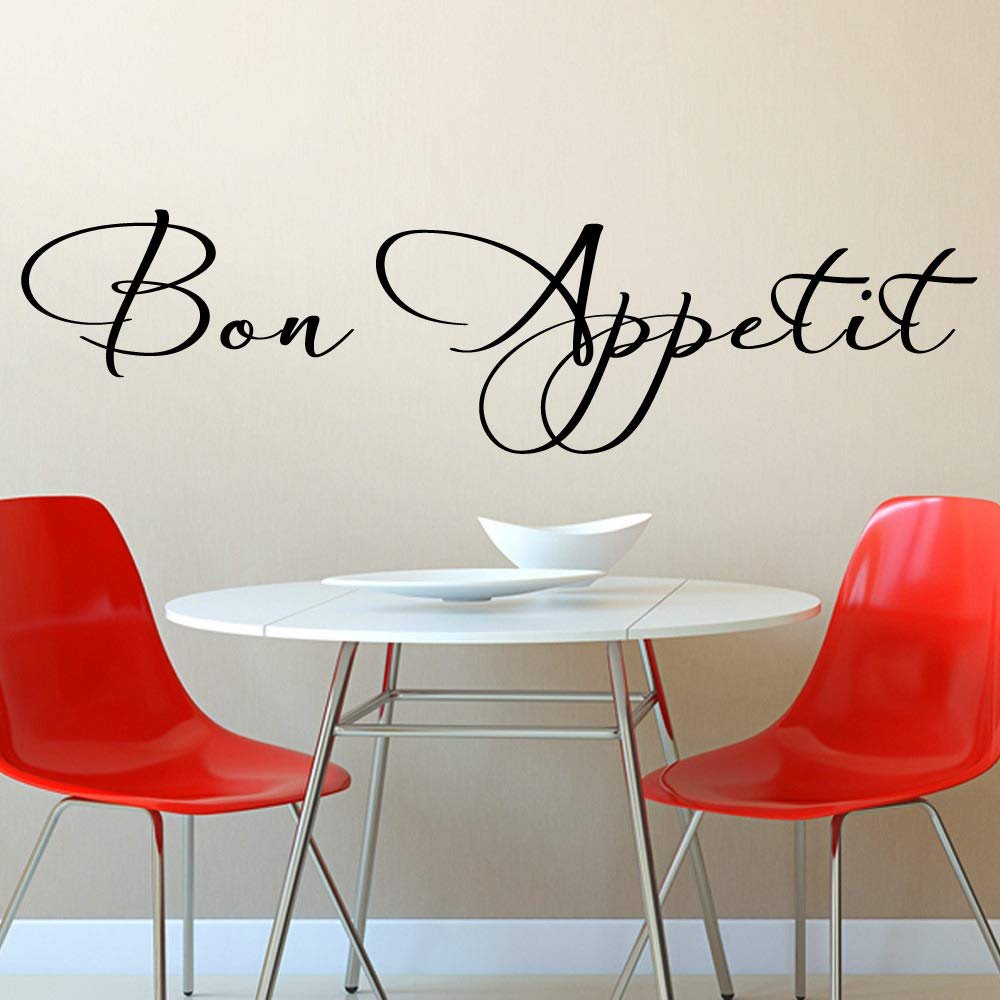 Наклейка на стіну Gran Dora 1056 W Bon Appetit Kitchen Quote, фото №1