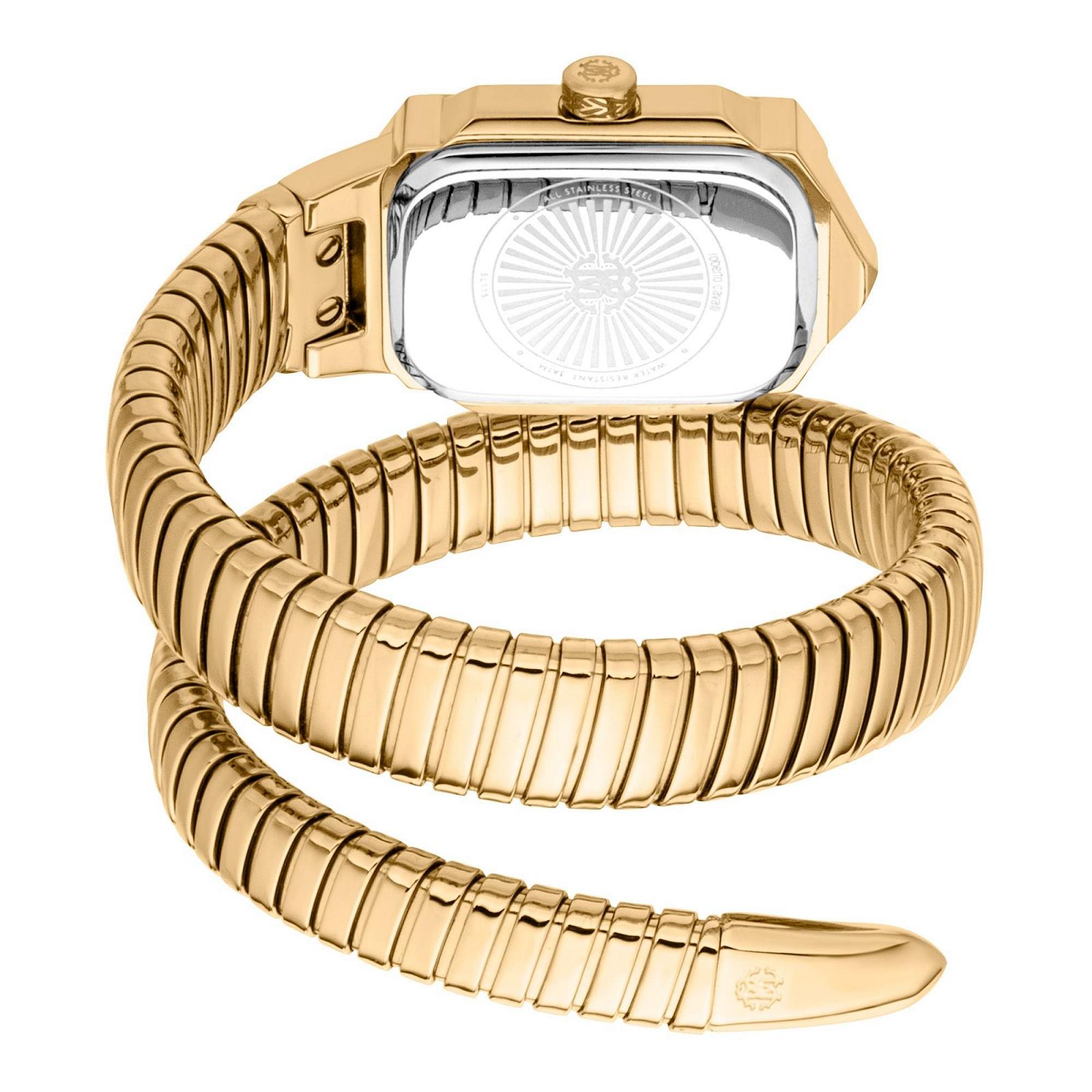 Женские аналоговые кварцевые часы Roberto Cavalli RC5L115M0035 с ремешком из нержавеющей стали, фото №3 Женские аналоговые кварцевые часы Roberto Cavalli RC5L115M0035 с ремешком из нержавеющей стали, фото №3