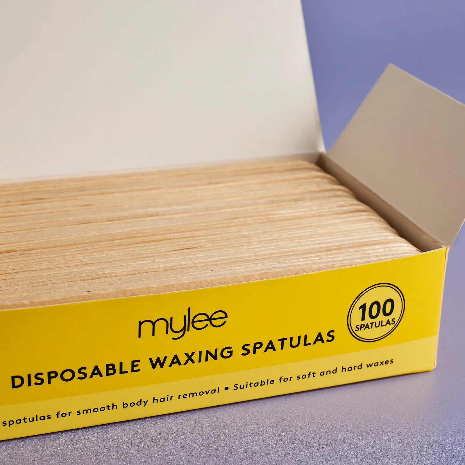 Шпатели деревянные для депиляции одноразовые Mylee 100 шт., фото №4