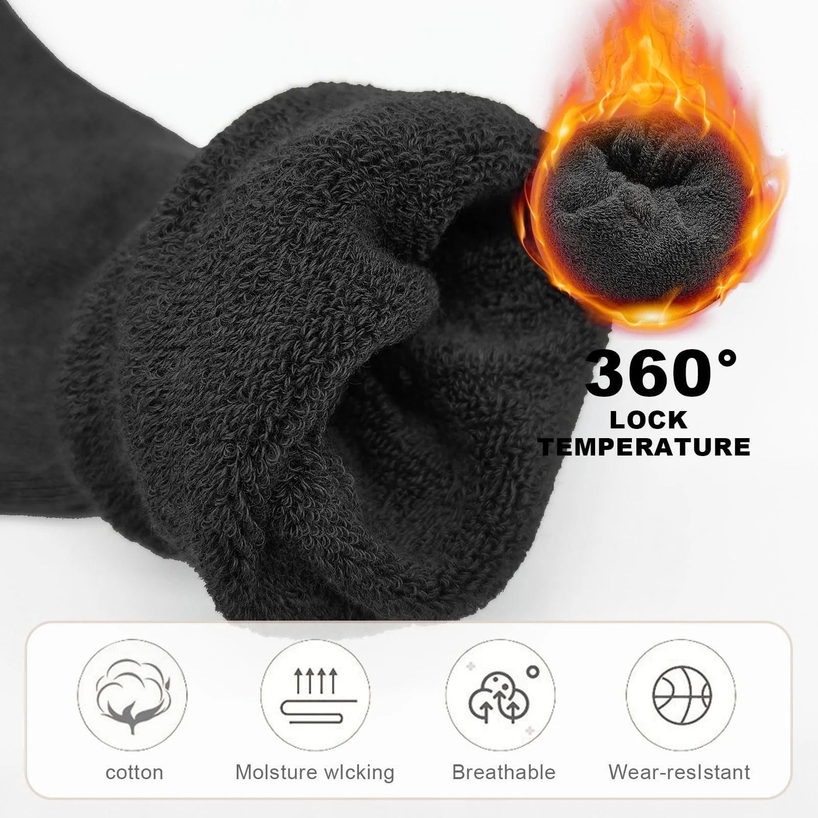 2 пари жіночих в'язаних шкарпеток, фото №3